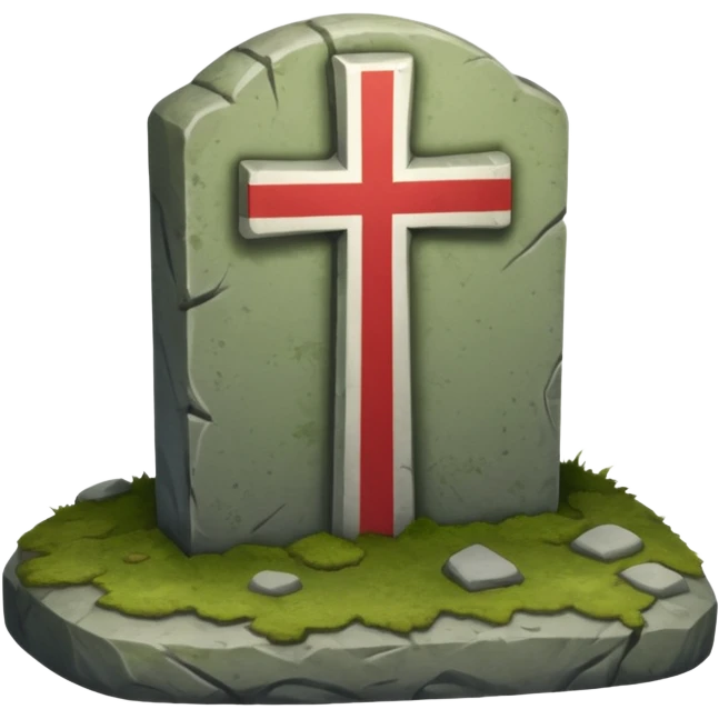 traditional Norway gravestone emoji