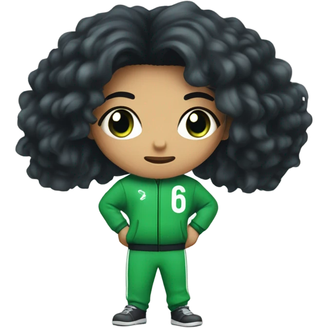 Player 067 from squid games emoji