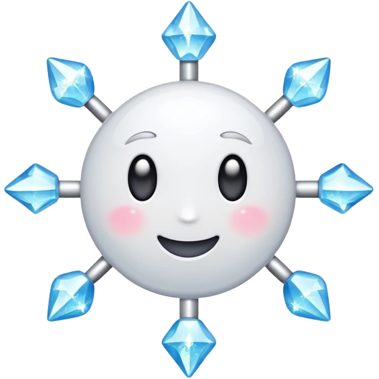 glitter white symbol of health + emoji