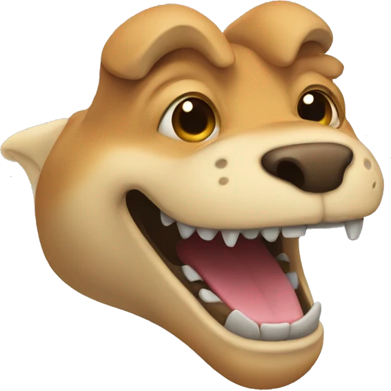 Rex with big smile emoji
