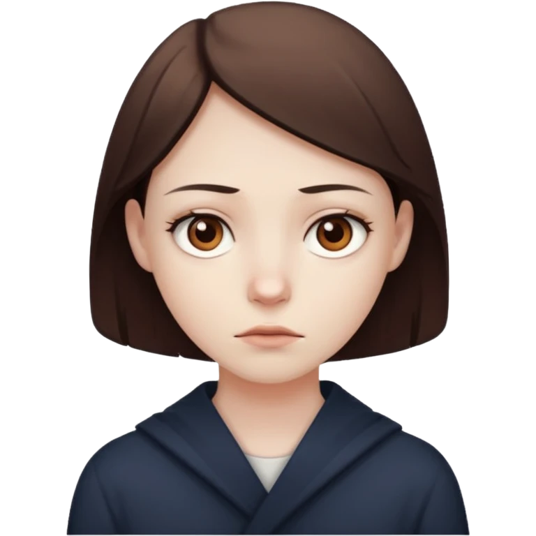 Calm outside crazy inside emoji