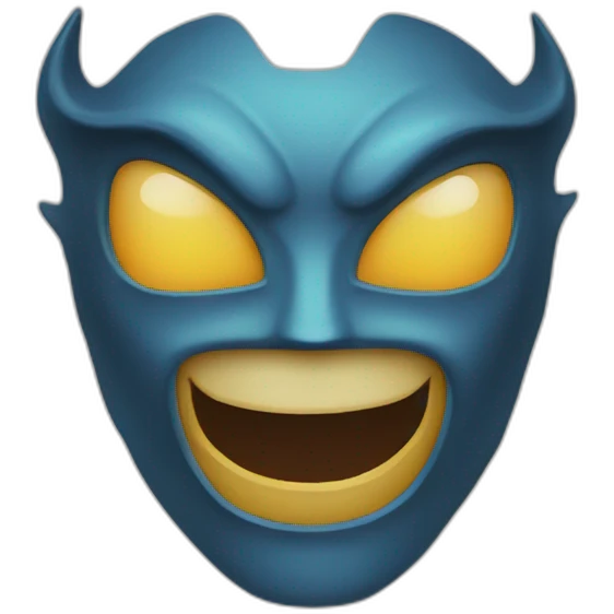 Un démon masqué emoji