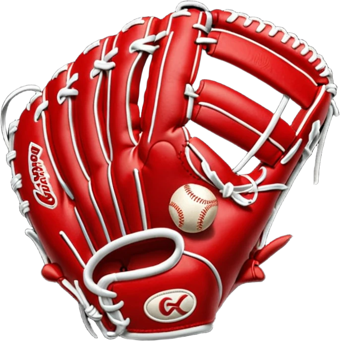 baseball glove (#00A3E0) and red (#F9423A) emoji