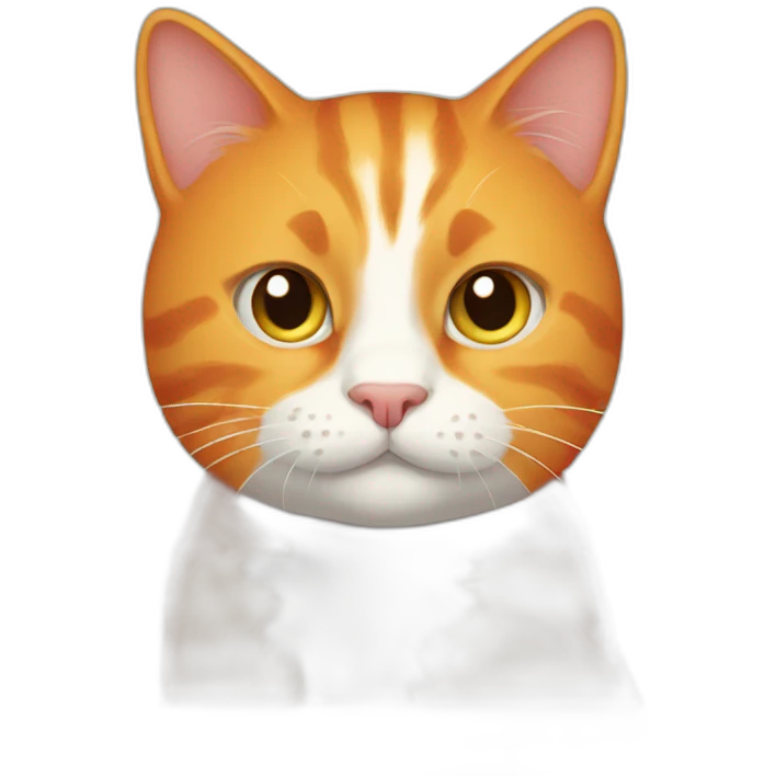 Orange cat emoji