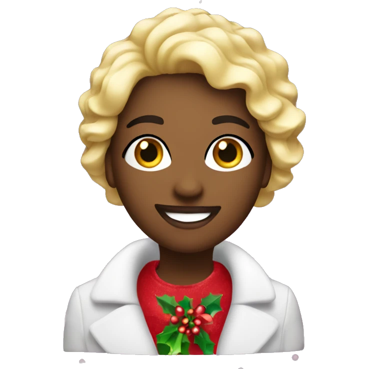 Cosmopolitan with Christmas cheer on it emoji