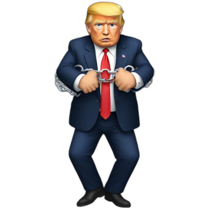 trump-in-handcuffs emoji