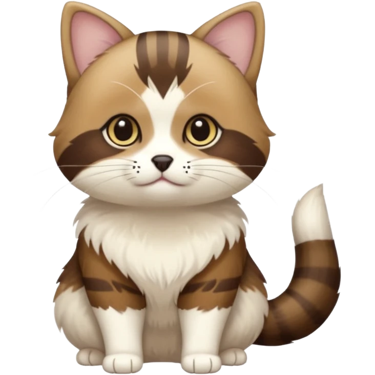 Cacomistle-tanuki-munchkin cat-oncilla-animal-hybrid (full body) emoji