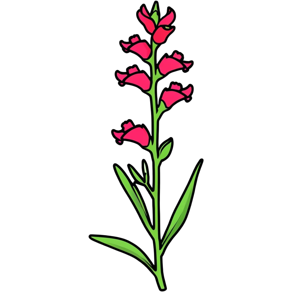 Realistic snapdragon, high definition emoji