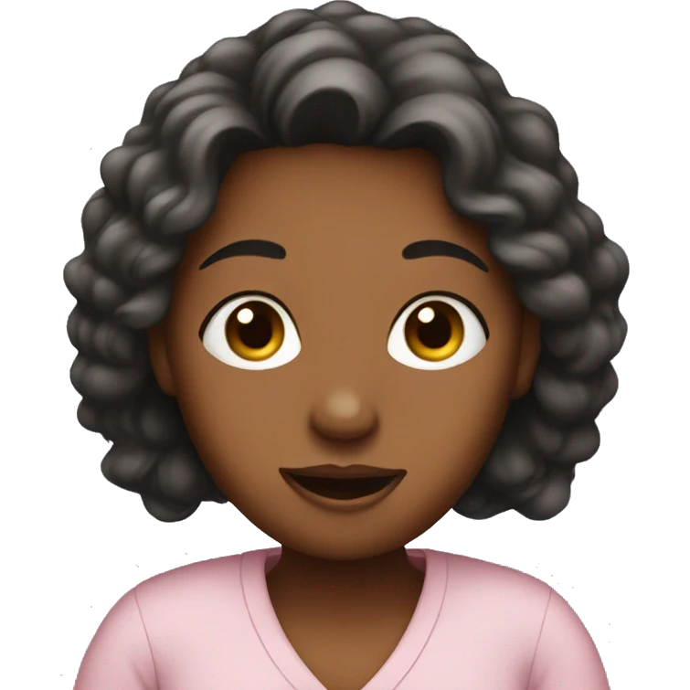 Woman delivering her own baby  emoji