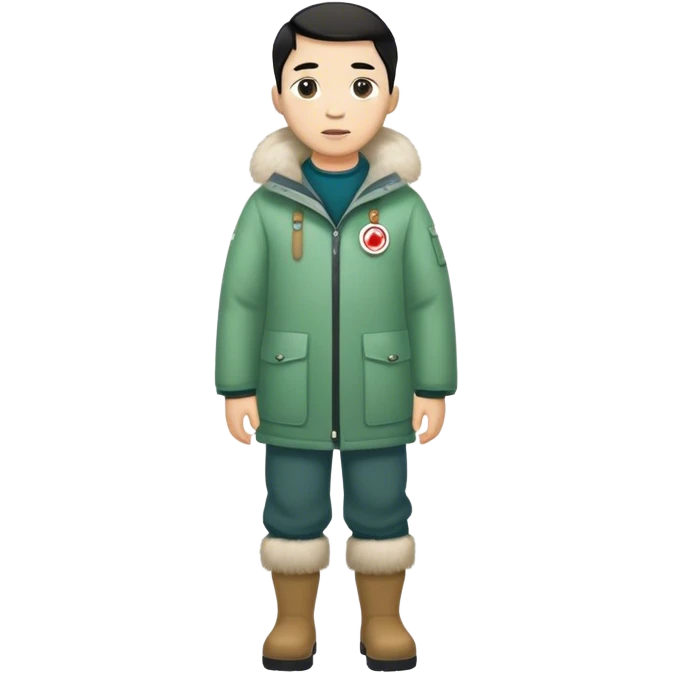 greenland citizen standing full length emoji