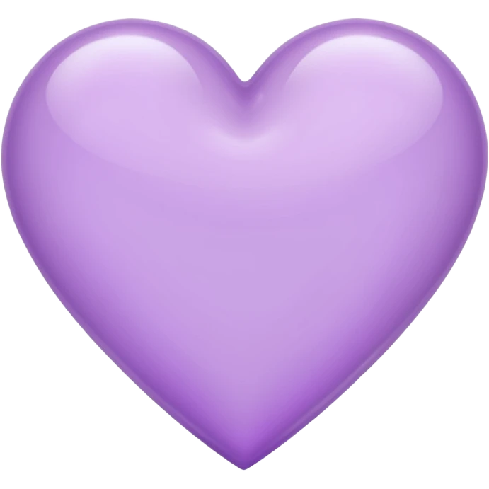 Light purple heart emoji