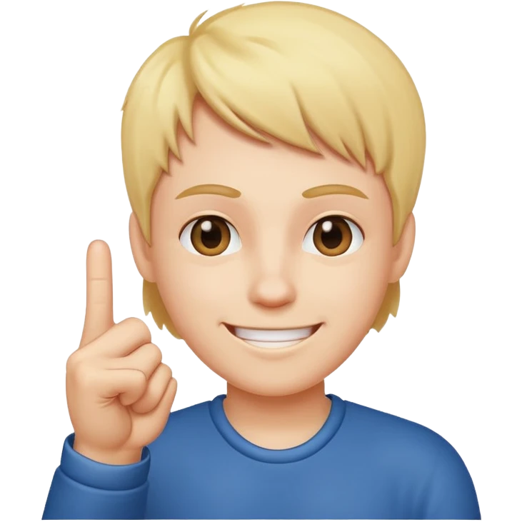 Smiling Middle Finger emoji