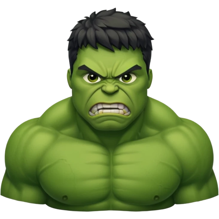 Hulk character emoji