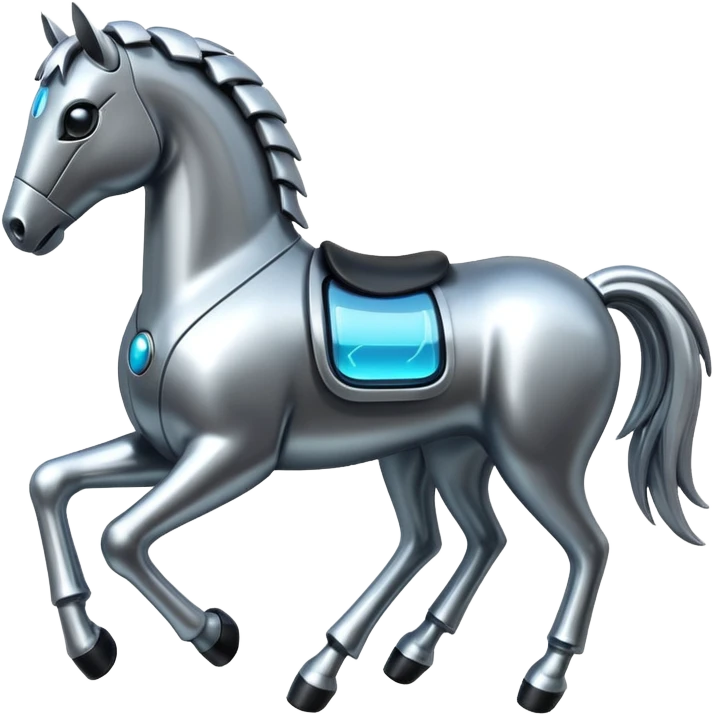 Cyber horse emoji