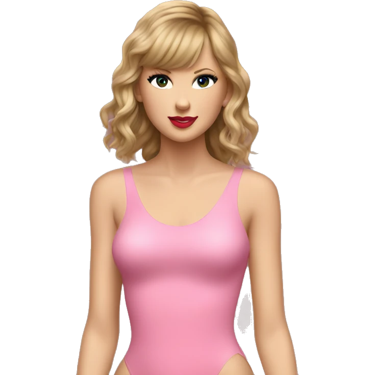 Create Taylor Swift in her pink bodysuit emoji