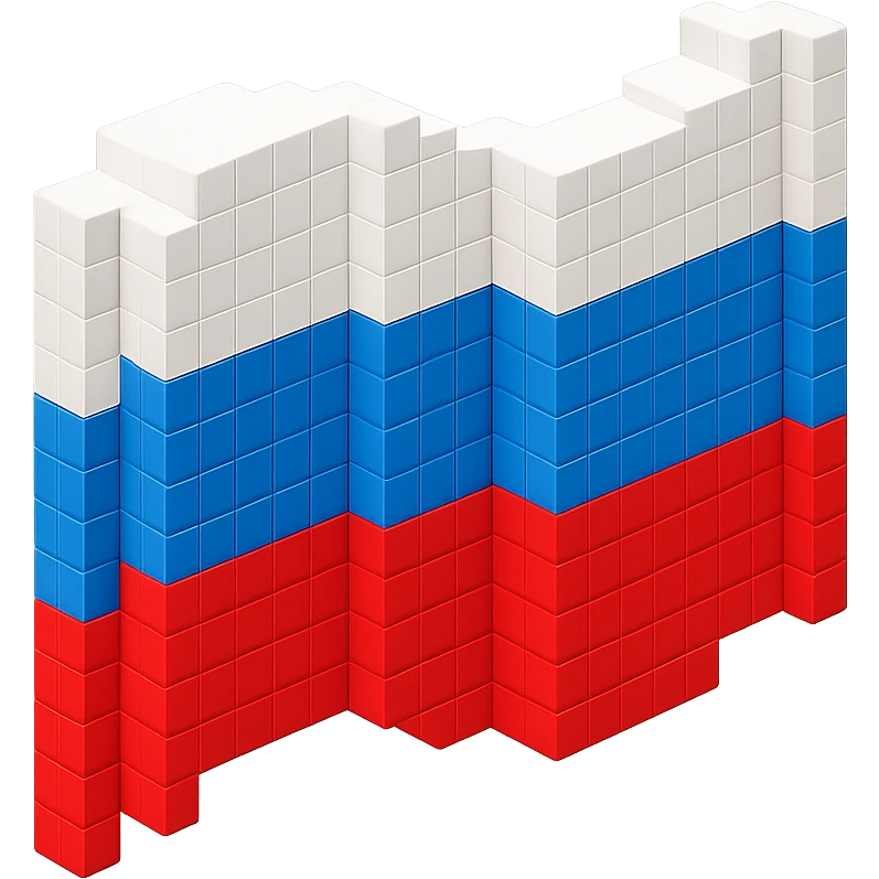 русский флаг полотно, no background emoji