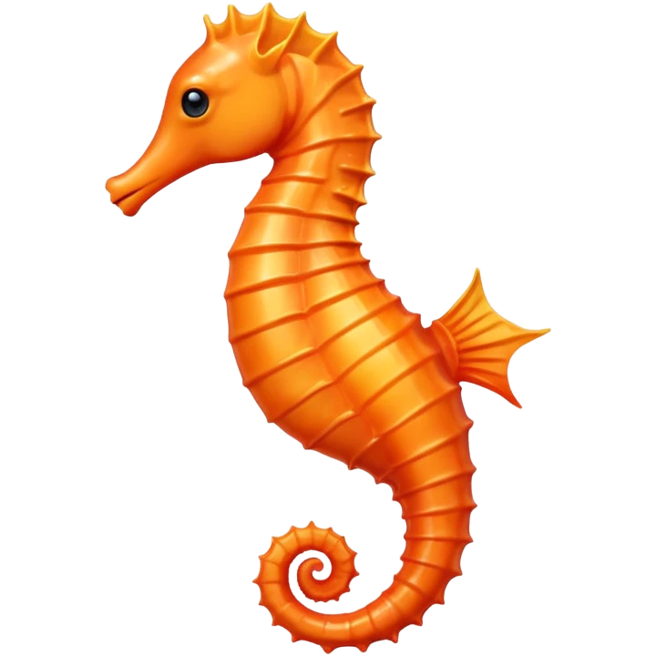 Orange seahorse emoji