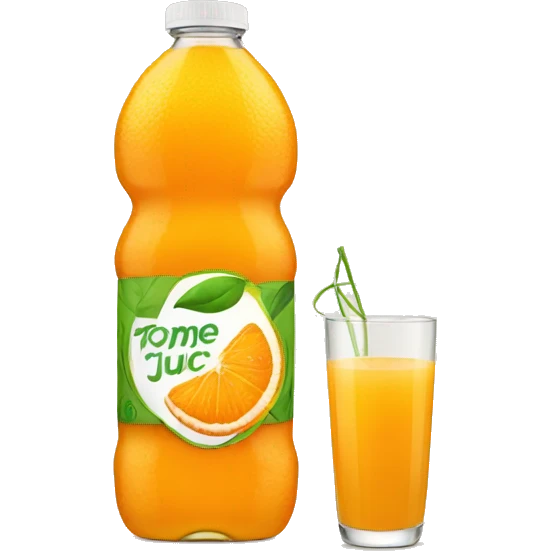 orange juice emoji