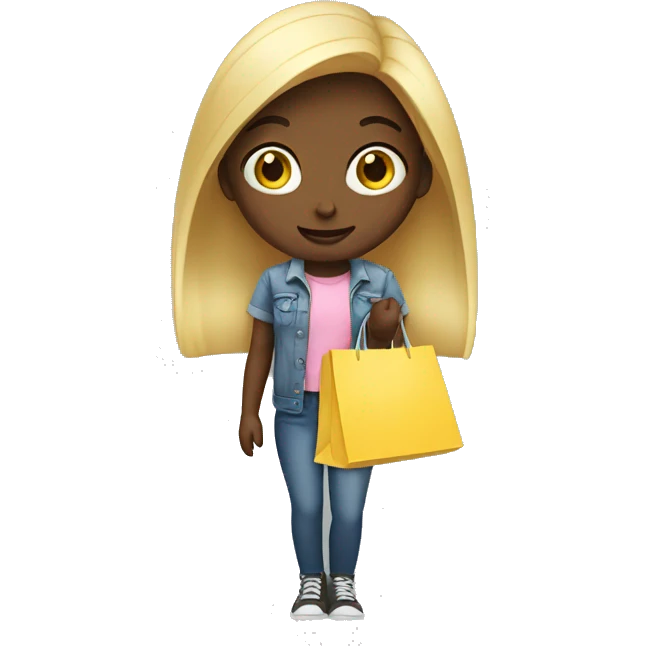 Girl shopping emoji