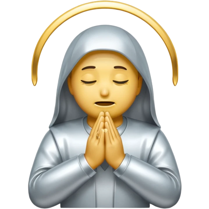 Crying emoji with praying hands emoji