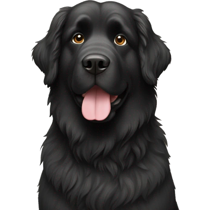 Newfoundland dog emoji