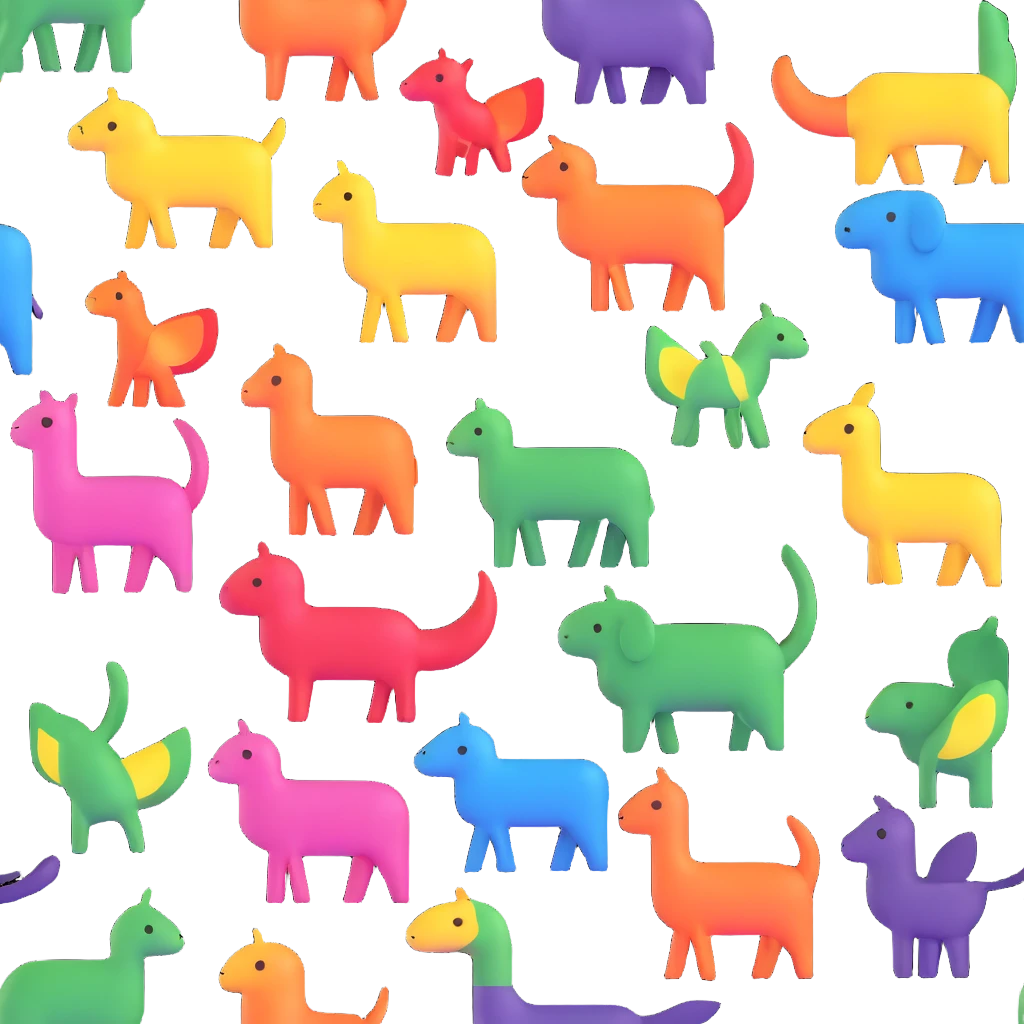 Rainbow Animals emoji
