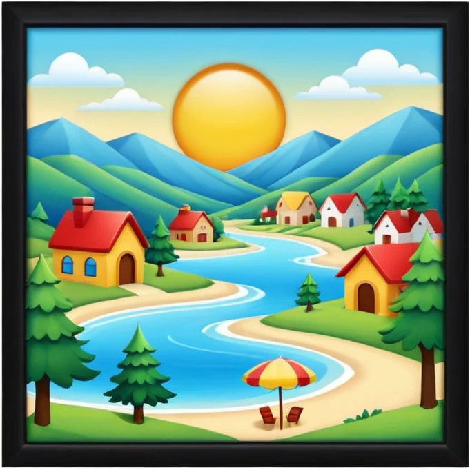 summer christmas valley emoji