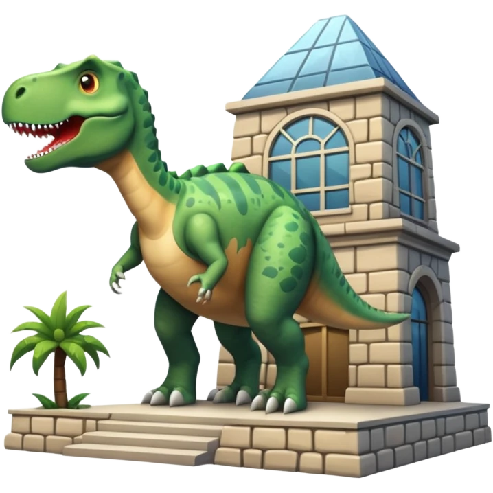dinosaur Museum Building emoji
