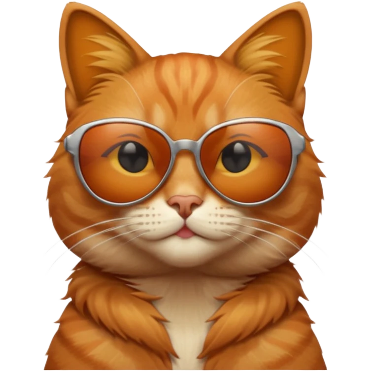 Cat wearing sunglasses emoji