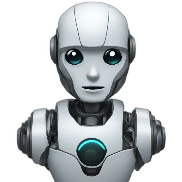 Robotic software engineer emoji