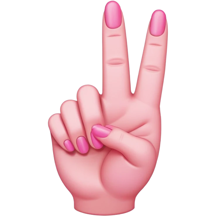 pink middle finger emoji