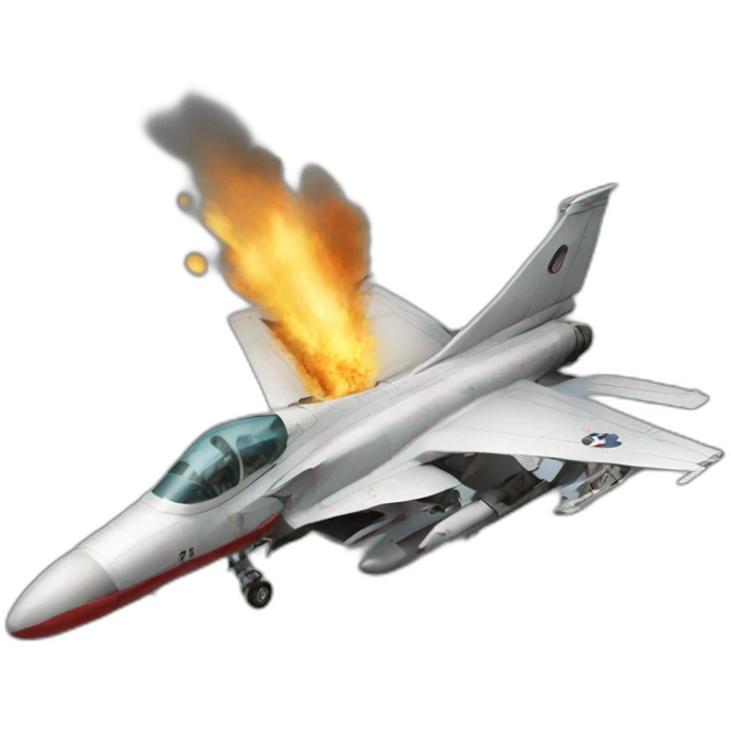 fighter plane crash emoji