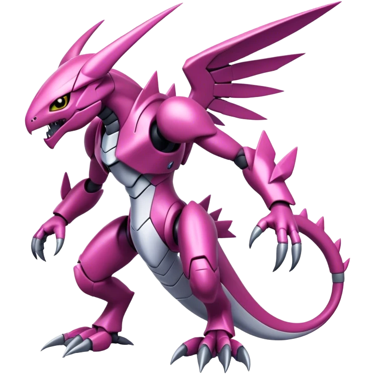  Cool Edgy Shiny Ethereal Legendary Digimon-Genesect-Palkia-hybrid full body emoji