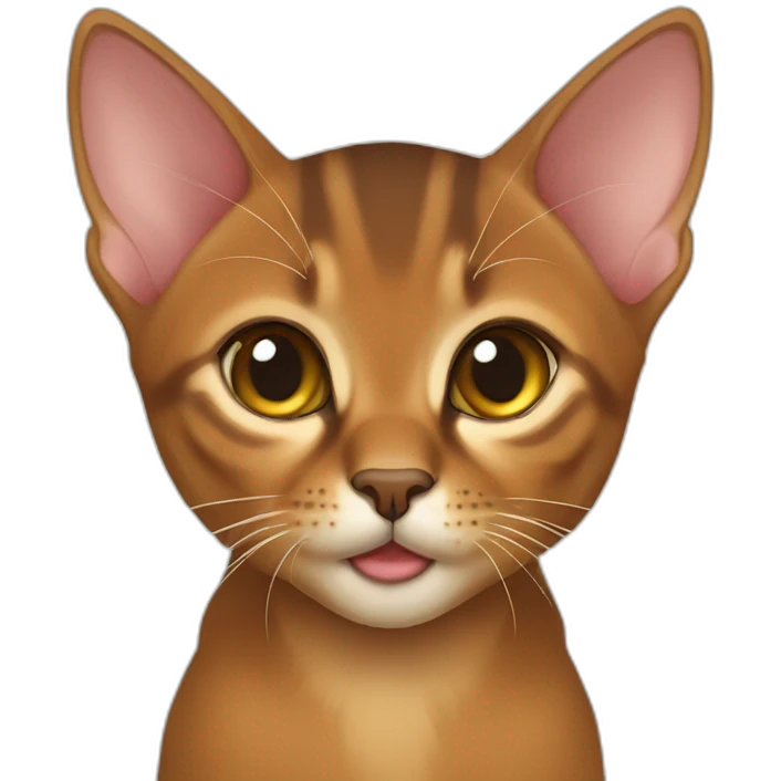 abyssinian kitten emoji