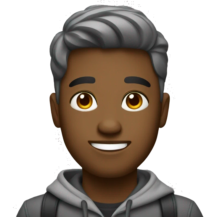 a trendy college student emoji