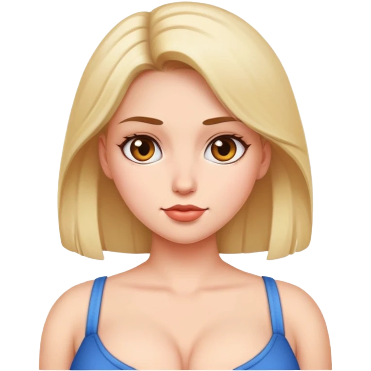 Girl, big breasts emoji