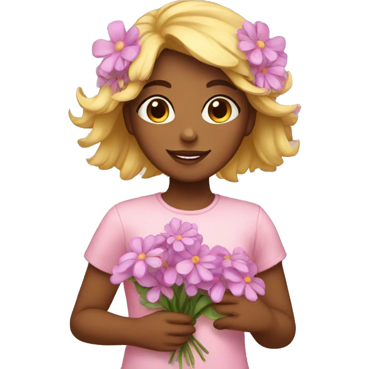 flowers girl emoji