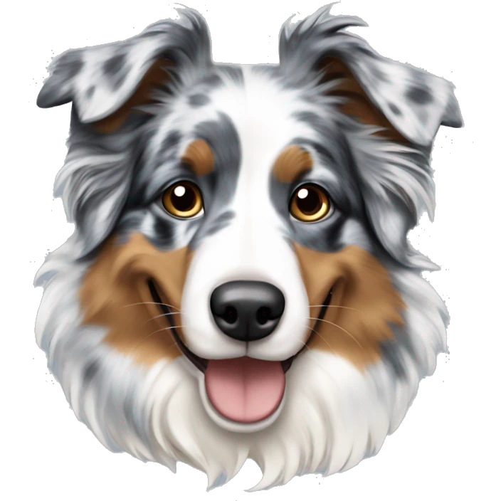 Blue Merle Aussie  emoji