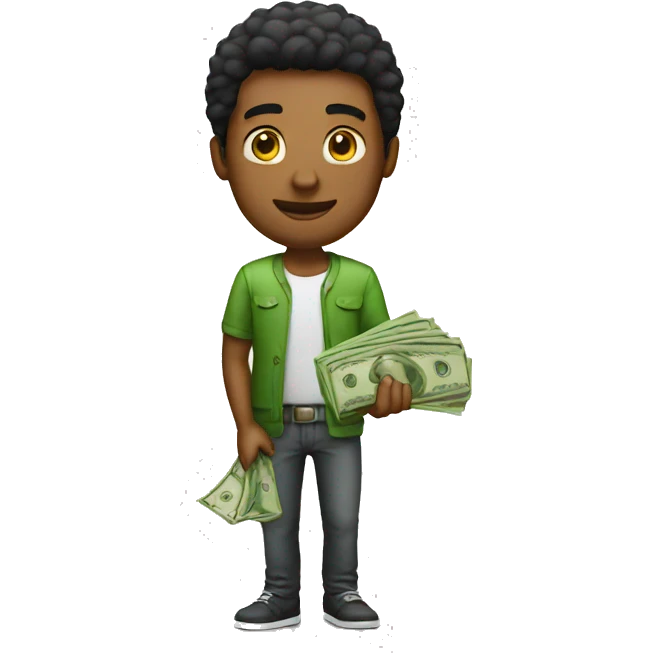 GUY WITHMONEY emoji