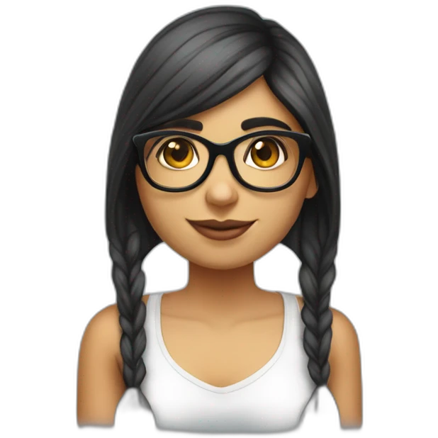 Mia Khalifa girl emoji