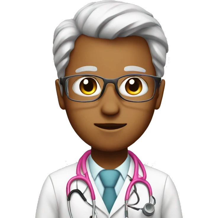 doctor scopes pink  emoji