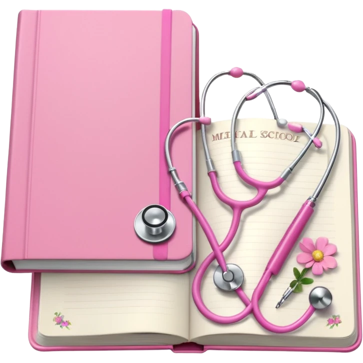 medical school study girly items  emoji