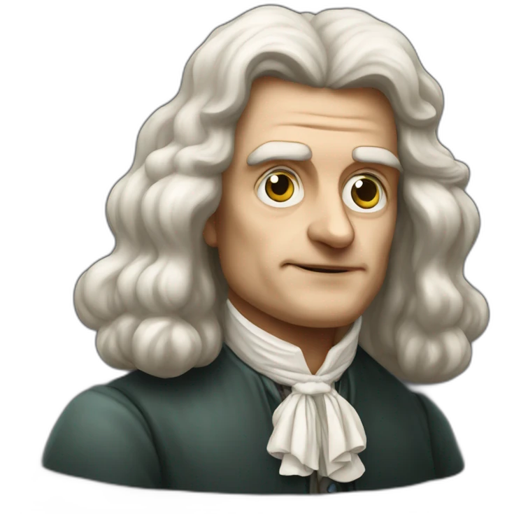 Isaac Newton chock emoji