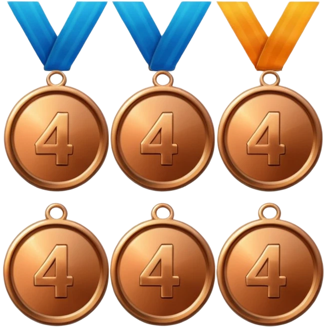 4th place medals emoji