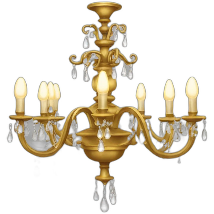 chandelier dans la belle et la bête emoji