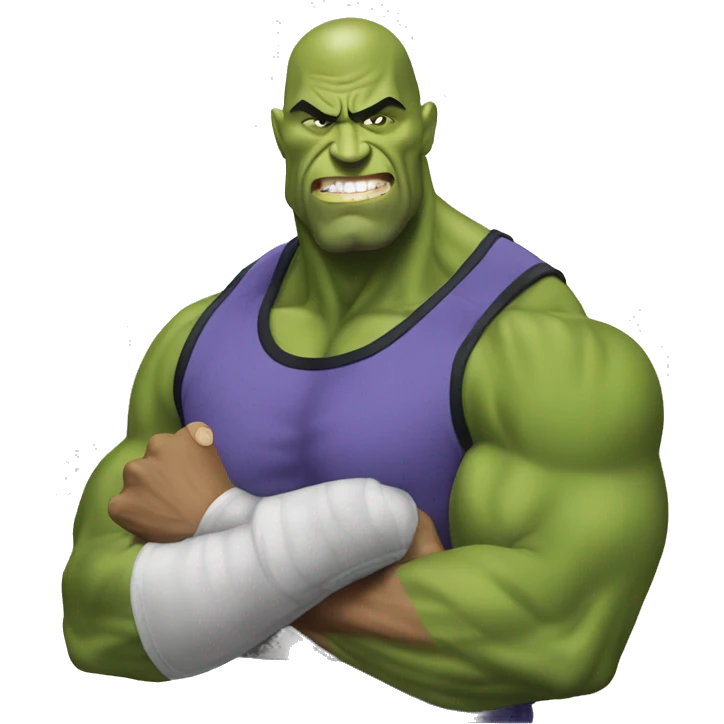 the rock was hulk spacejam emoji