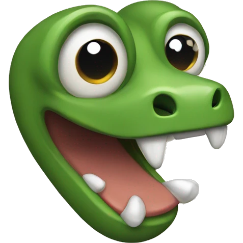 Crying snake emoji