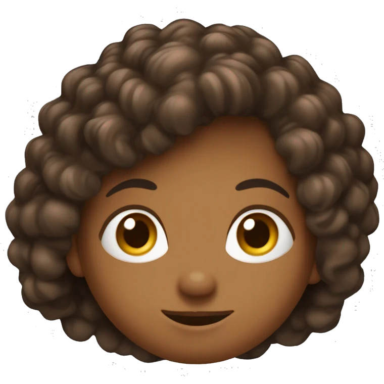 Une fée métisse avec des cheveux long brun foncé  emoji