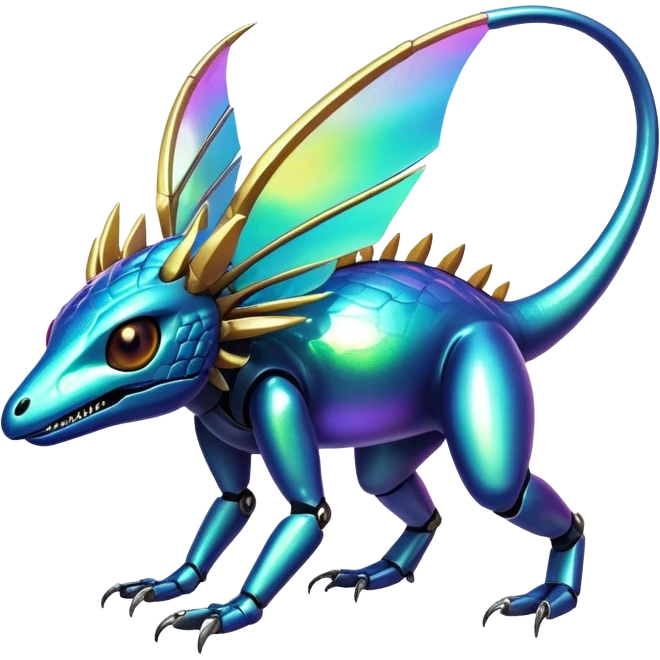  exotic tropical cyber-Fakémon-Vernid-creature emoji