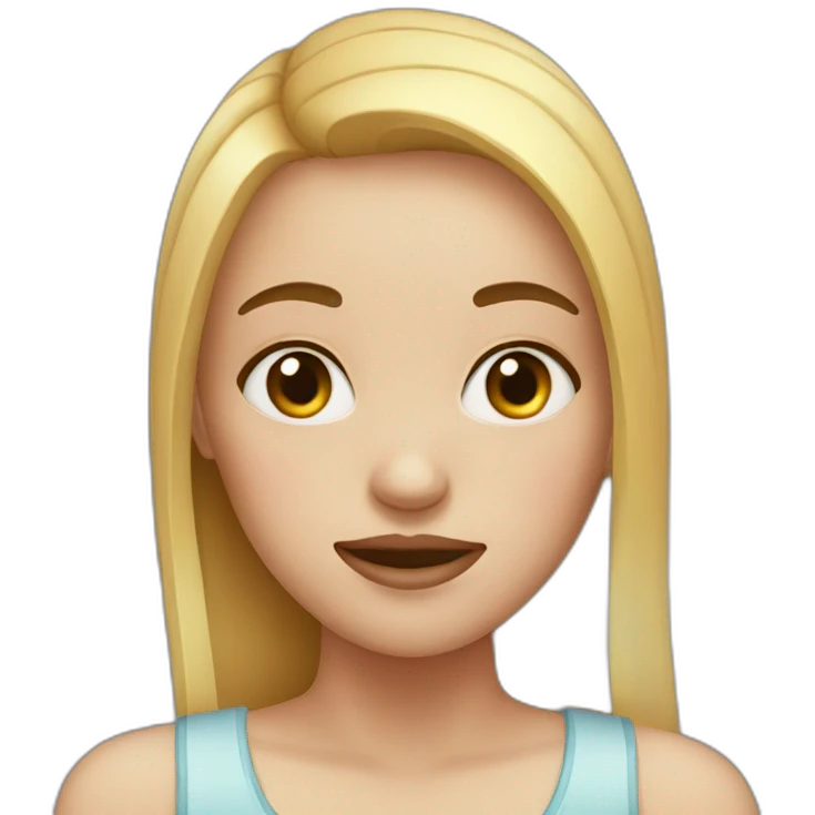 acne girl emoji